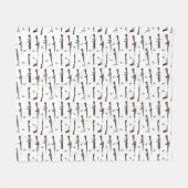 Vietnamkrieg - Amerikanische Waffen Fleecedecke (Vorderseite (Horizontal))