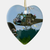 Vietnamkrieg Bell Huey. Keramik Ornament (Rechts)