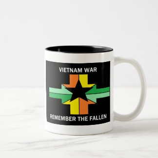 VIETNAMKRIEG - ERINNERN SIE SICH AN GEFALLEN ZWEIFARBIGE TASSE