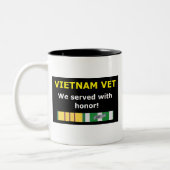 VIETNAMKRIEG - ERINNERN SIE SICH AN GEFALLEN ZWEIFARBIGE TASSE (Links)