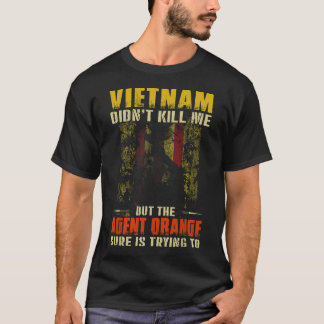 Vietnamkrieg Orange Agent Militärexplikme ermüdet T-Shirt