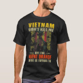 Vietnamkrieg Orange Agent Militärexvizen ermüdet T-Shirt (Vorderseite)