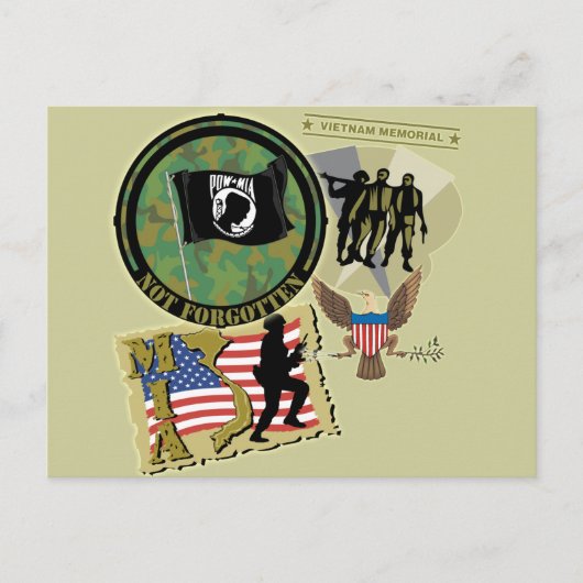 Vietnamkrieg Postkarte (Vorderseite)