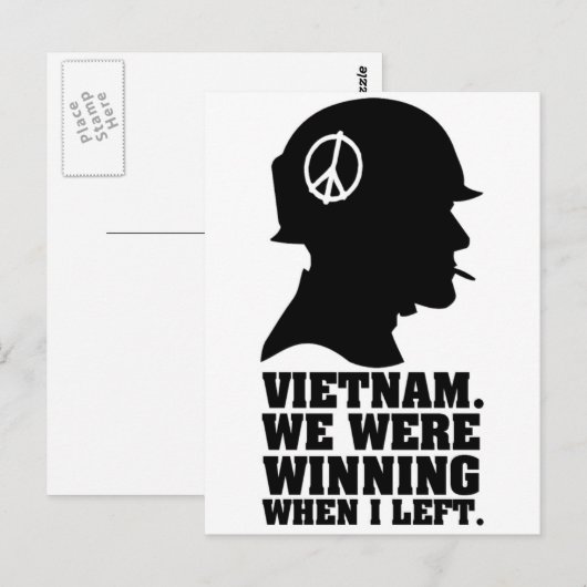 Vietnamkrieg Postkarte (Vorne/Hinten)
