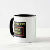 VIETNAMKRIEG-TIERARZT USCG GESCHWADER-EINS TASSE (Vorderseite Links)