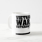Vietnamkrieg-Veteran Kaffeetasse (Vorderseite Links)
