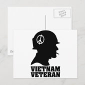 Vietnamkrieg Veteran Postkarte (Vorne/Hinten)
