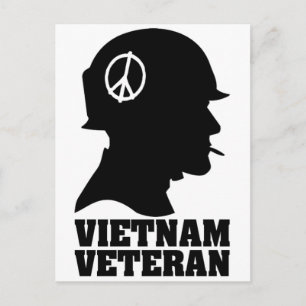 Vietnamkrieg Veteran Postkarte