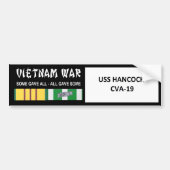 VIETNAMKRIEG-VETERAN USSS HANCOCK AUTOAUFKLEBER (Vorne)