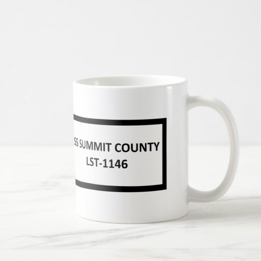 VIETNAMKRIEG-VETERAN USSS SUMMIT COUNTY KAFFEETASSE (Rechts)