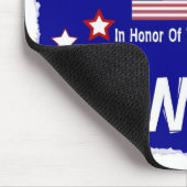 Vietnamkrieg - zu Ehren - Mousepad (Ecke)