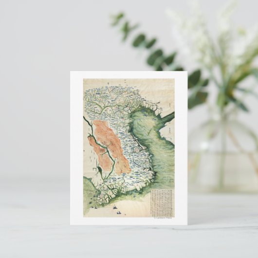 VietnamPanorama Karte Vietnam (Stehend Vorderseite)