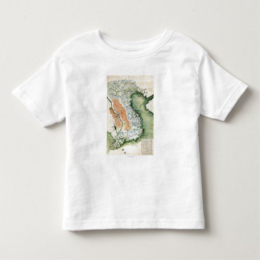VietnamPanoramic MapVietnam Kleinkind T-shirt (Vorderseite)