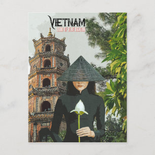 Vietnamurlaub Feiertagspostkarte