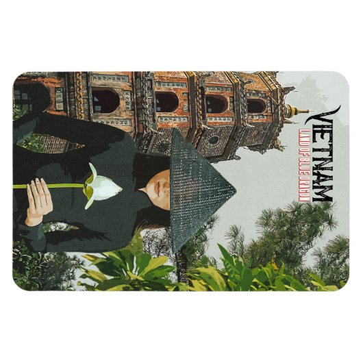 Vietnamurlaub Magnet (Horizontal)