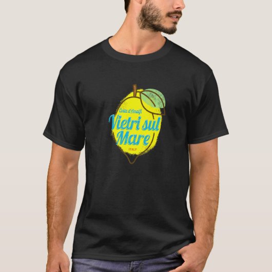 Vietri sul Mare Costa d'Amalfi Lemon Italien Amalf T-Shirt (Vorderseite)