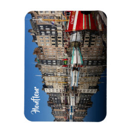 Vieux Bassin, (Old Harbour) Honfleur, Frankreich Magnet