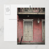 Vieux Carre Architektur Postkarte (Vorne/Hinten)