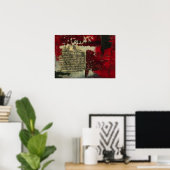 Vieux Carré Red 1 Poster (Heimbüro)