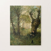 Vieux Chemin À Auvers | Berthe Morisot Puzzle (Vertikal)