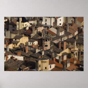 Vieux Lyon (Alt-Lyon), Frankreich Poster