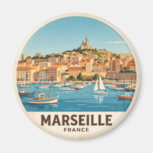 Vieux-Port de Marseille Frankreich Magnet