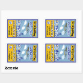 Vieux Systeme Pur Grain Rechteckiger Aufkleber (Blatt)