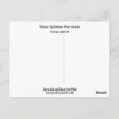 Vieux Systeme Pur Korn Postkarte (Rückseite)