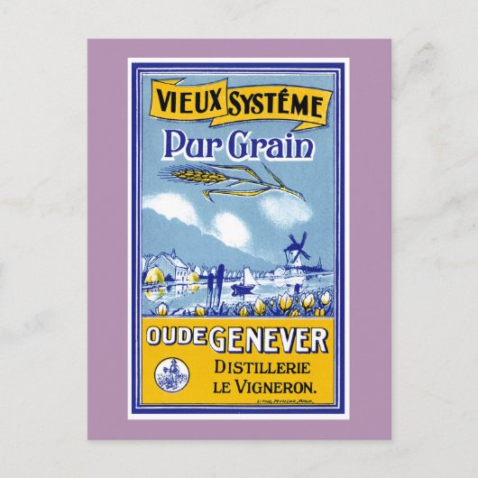Vieux Systeme Pur Korn Postkarte (Vorderseite)