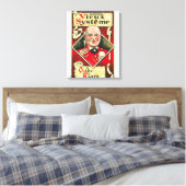 Vieux Systeme Wine LabelEurope Leinwanddruck (Insitu (Schlafzimmer))