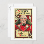 Vieux Systeme Wine LabelEurope Postkarte (Vorne/Hinten)