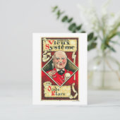 Vieux Systeme Wine LabelEurope Postkarte (Stehend Vorderseite)