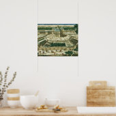 View and Perspective of the Salon de la Menagerie Poster (Küche)