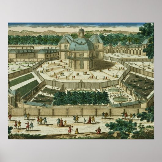 View and Perspective of the Salon de la Menagerie Poster (Vorne)