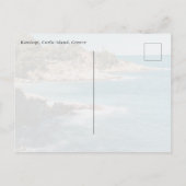 View at Kassiopi village coast, Corfu Postkarte (Rückseite)