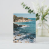 View at Kassiopi village coast, Corfu Postkarte (Stehend Vorderseite)