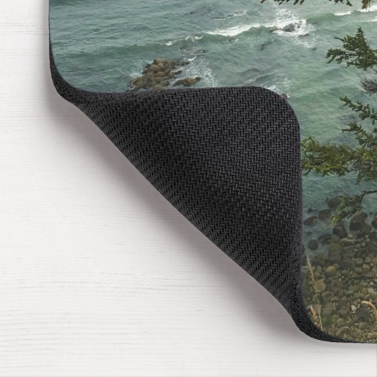 View at Simpson Reef Overlook Oregon Coast Mousepad (Ecke)
