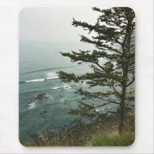 View at Simpson Reef Overlook Oregon Coast Mousepad