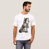 View Cat in Authentic Embroidered Selham T-Shirt (Vorne ganz)
