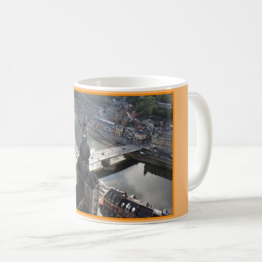 View Dinant and River Mause, Belgien Kaffeetasse (VorderseiteRechts)