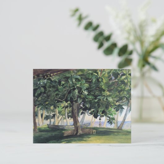 'View From Hut' - John LaFarge Postcard Postkarte (Stehend Vorderseite)