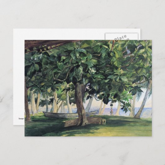 'View From Hut' - John LaFarge Postcard Postkarte (Vorne/Hinten)