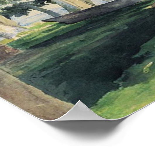 'View From Hut' - John LaFarge Print Poster (Ecke)