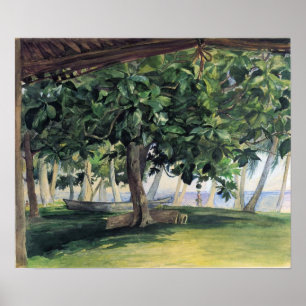 'View From Hut' - John LaFarge Print Poster