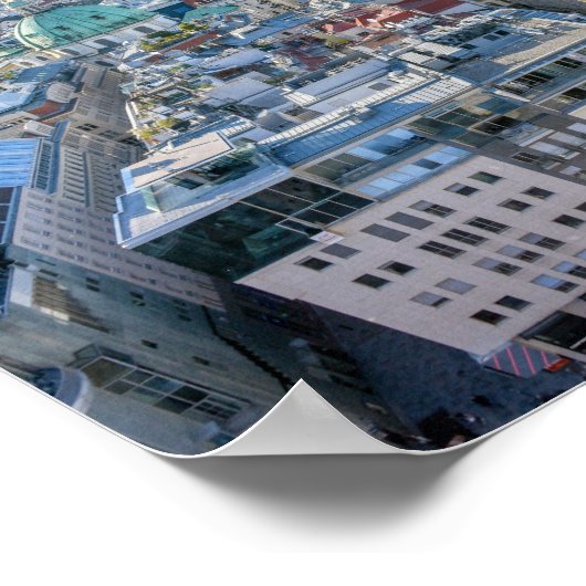 View from St. Stephen's Cathedral Tower, Vienna Poster (Ecke)