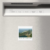 "View from Sugar Loaf, Rio de Janeiro"-Magnet Magnet (In Situ (Geschirrspüler))