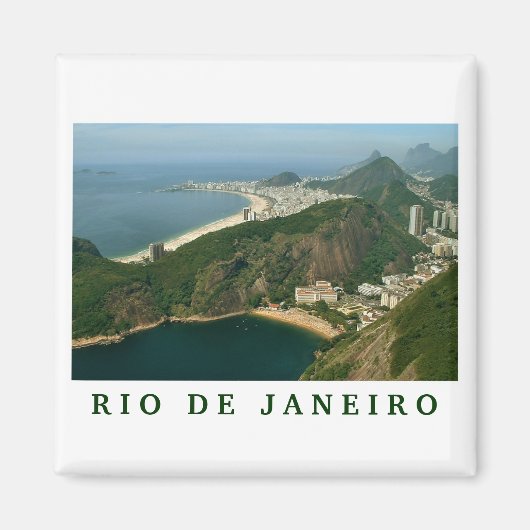 "View from Sugar Loaf, Rio de Janeiro"-Magnet Magnet (Vorne)