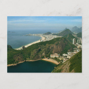 "View from Sugar Loaf, Rio de Janeiro" Postkarte
