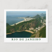 "View from Sugarloaf, Rio de Janeiro" Postkarte (Vorderseite)