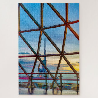 View from the Alphabet Tower Puzzle